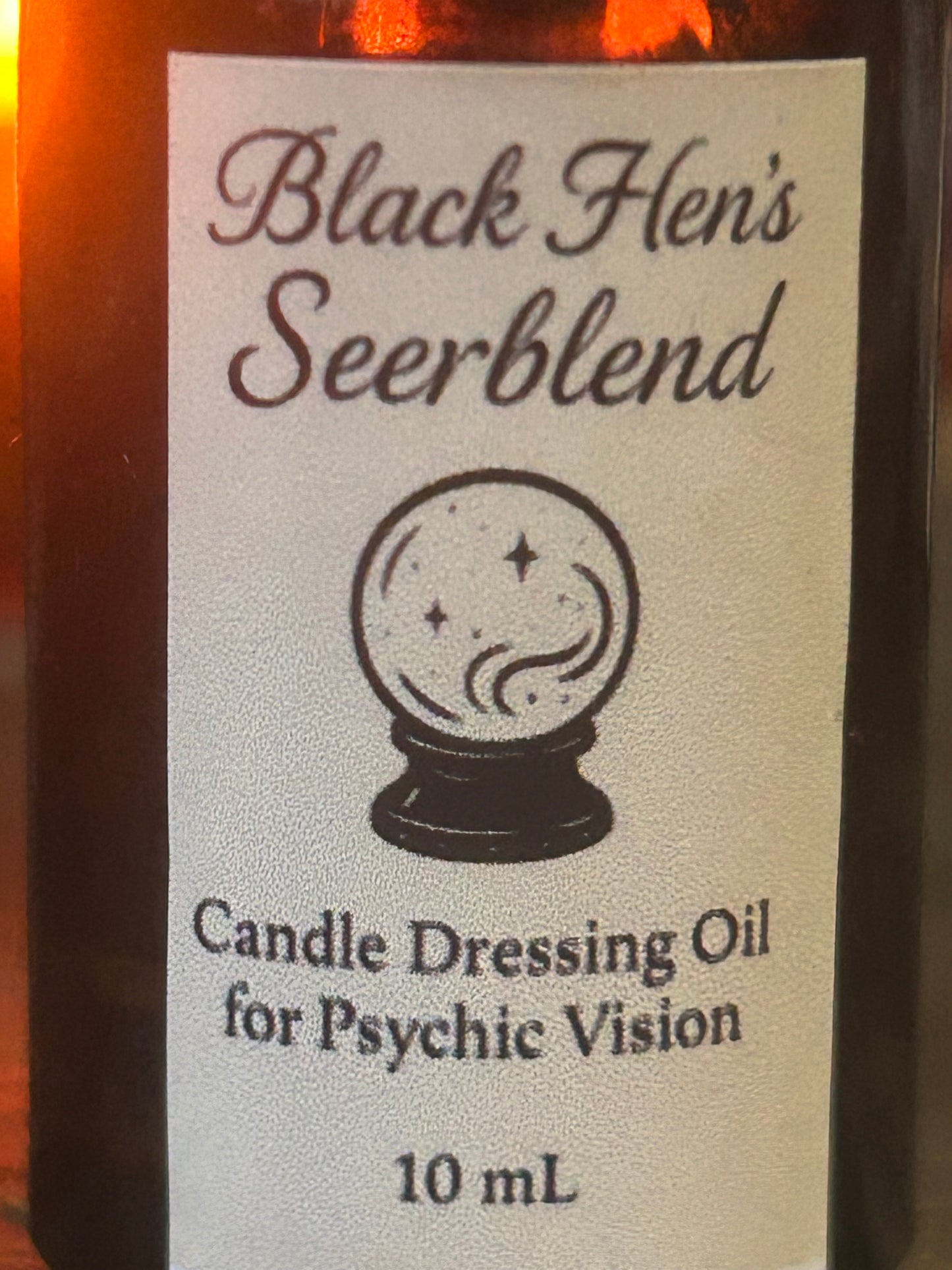 Black Hen’s Seerblend – Psychic Vision & Intuition Candle Dressing Oil