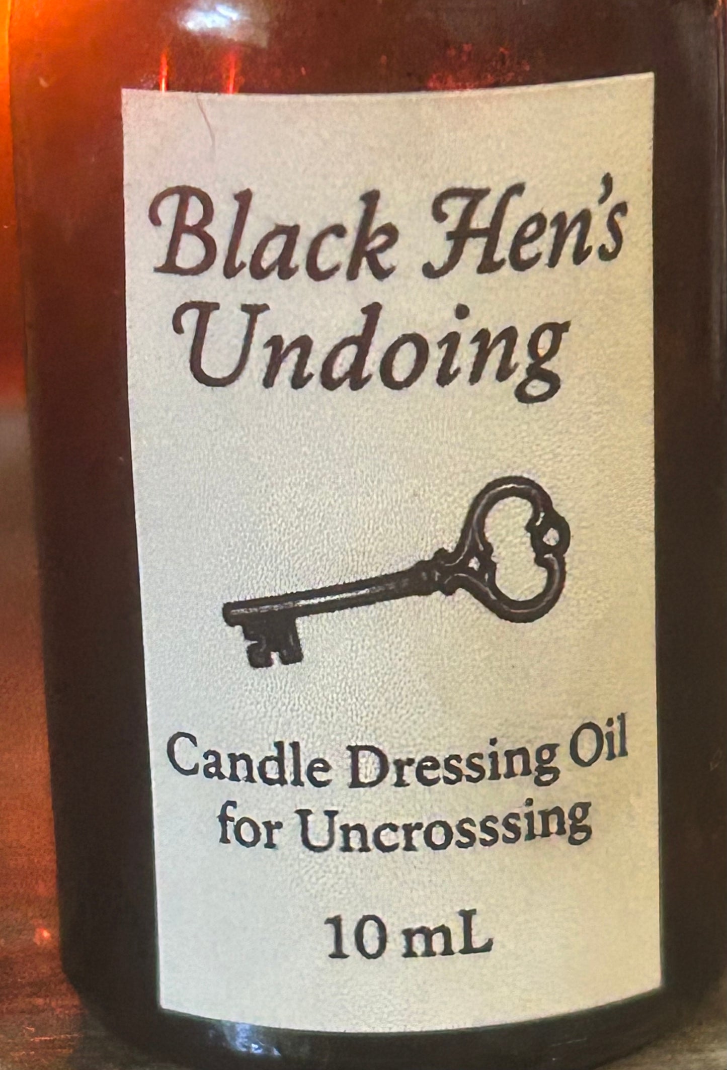 Black Hen’s Undoing - Uncrossing Candle Dressing Oil