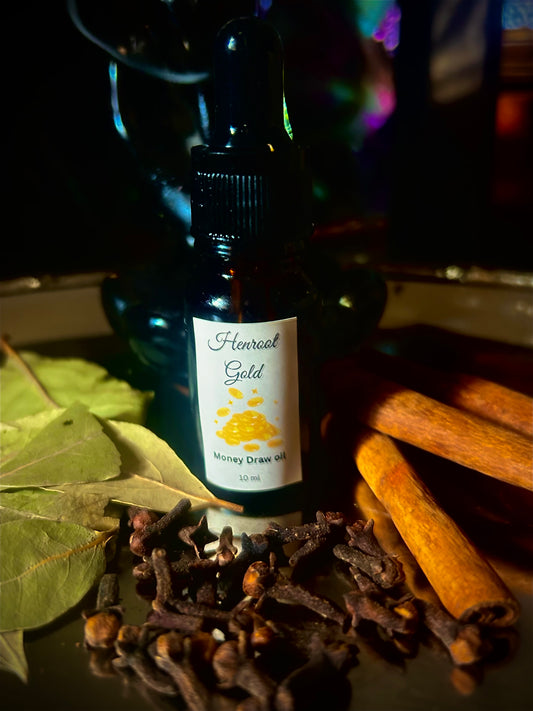 Henroot Gold – Prosperity Candle Dressing Oil