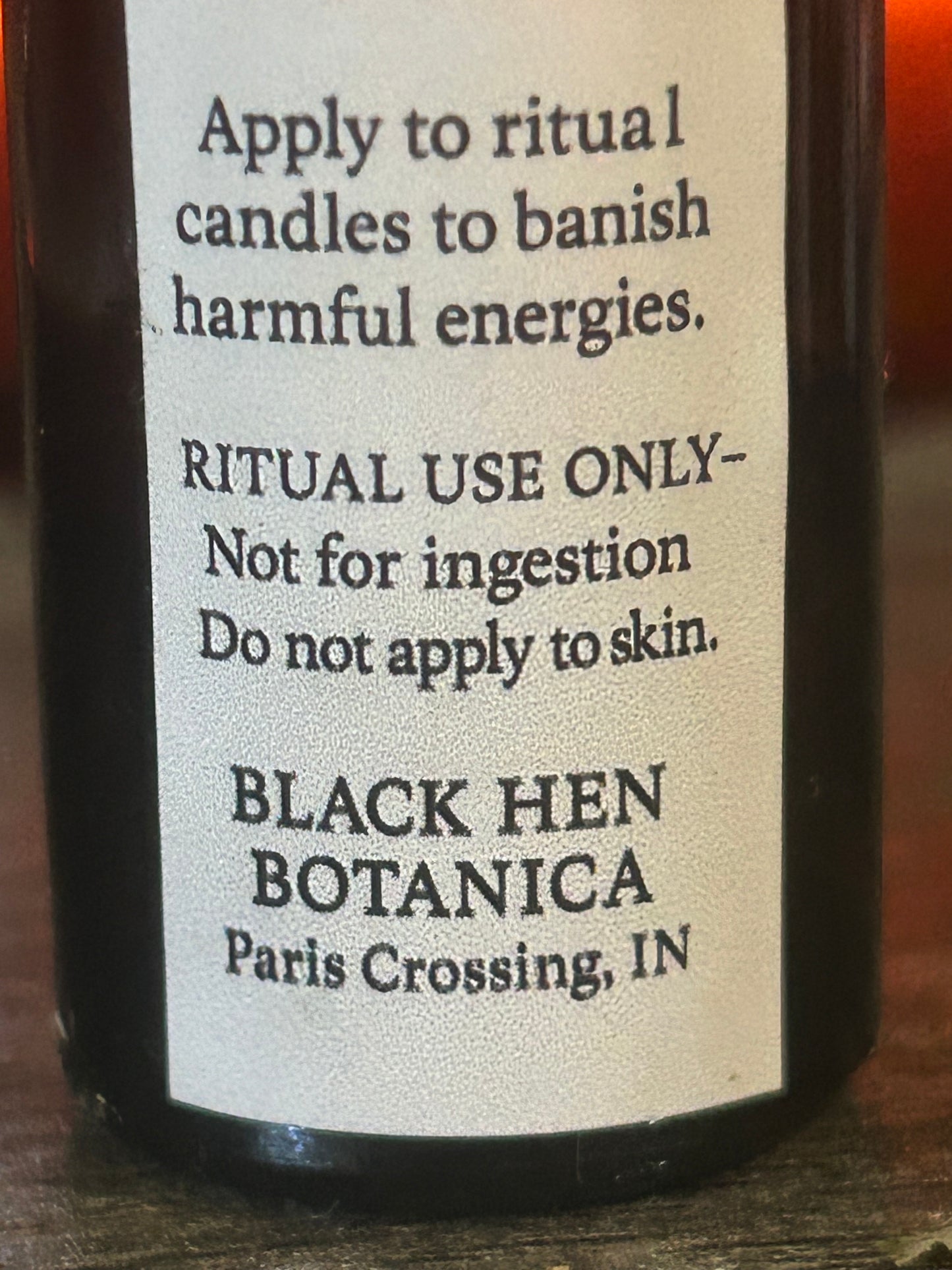 Black Hen’s Bastion – Protection Candle Dressing Oil