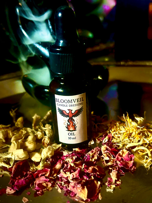 Black Hen’s Bloomveil – Self-Love Candle Dressing Oil