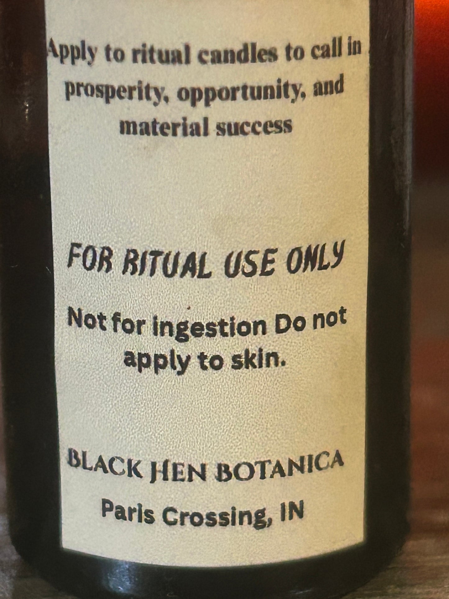 Henroot Gold – Prosperity Candle Dressing Oil