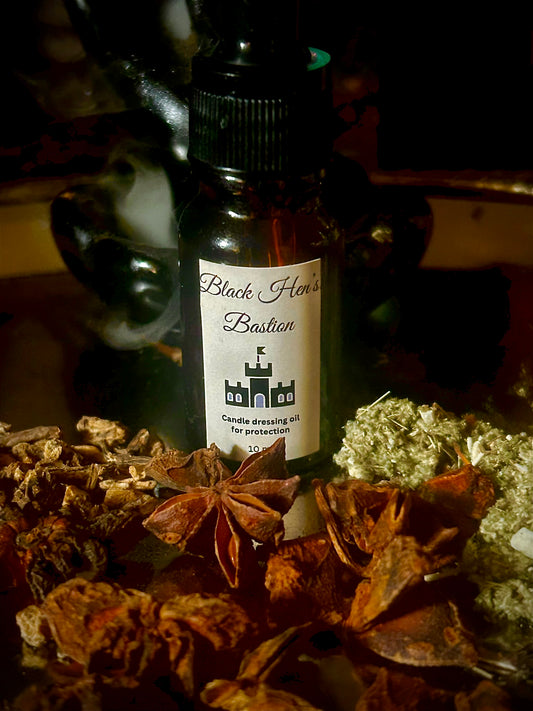Black Hen’s Bastion – Protection Candle Dressing Oil