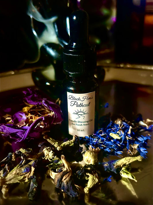 Black Hen’s Pathcut – Road Opener Candle Dressing Oil