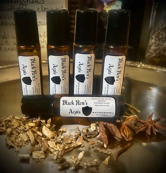 Black Hen’s Aegis – Energetic Shielding Oil Roller