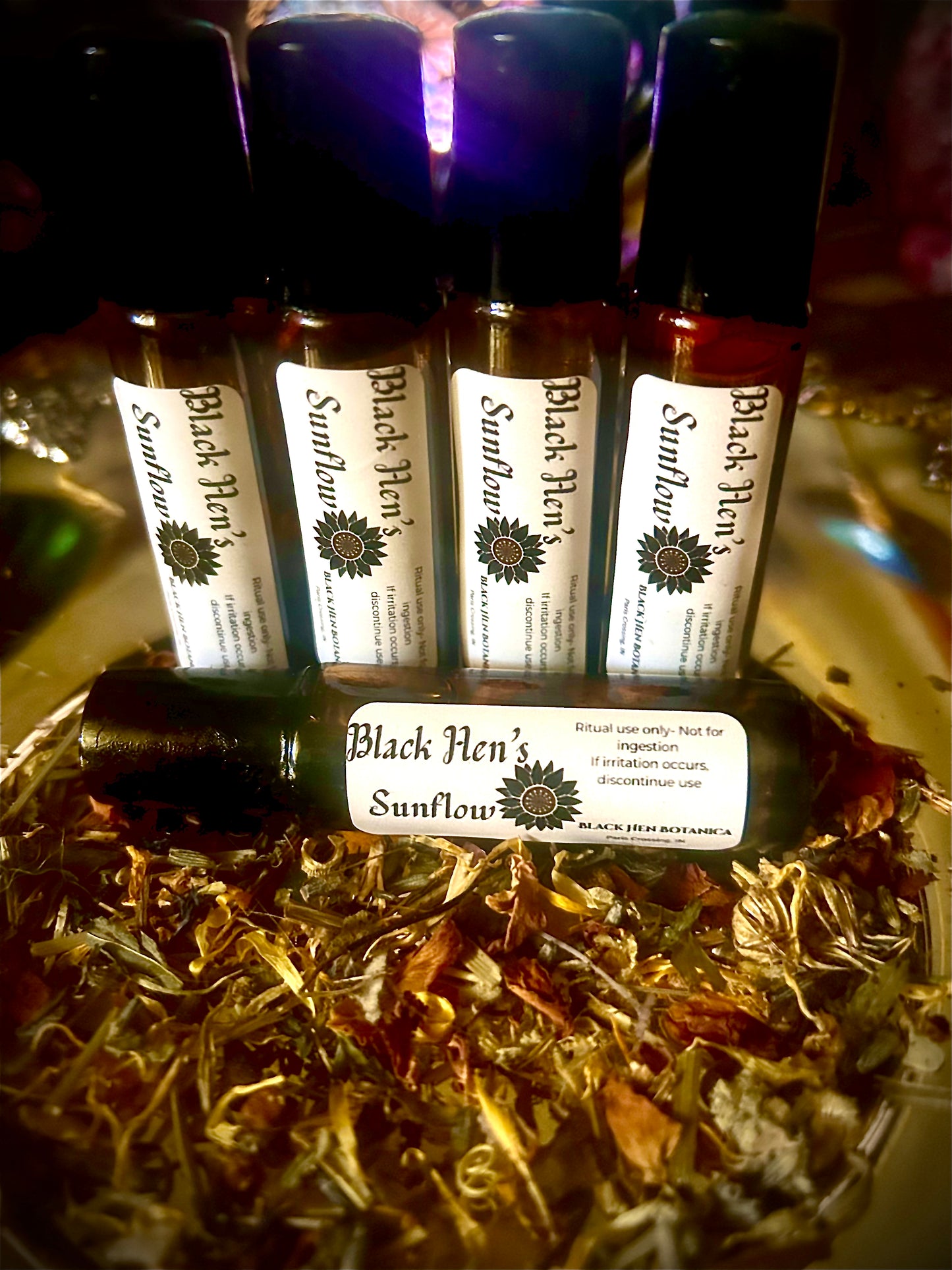 Black Hen’s Sunflow – Prosperity & Abundance Roller
