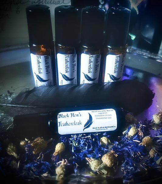 Black Hen’s Feathercloak – Aura Cleansing Oil Roller