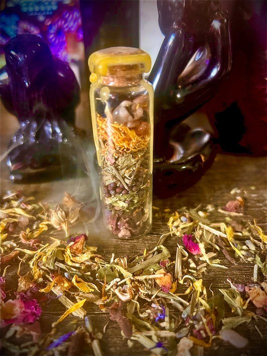 Black Hen’s Wayclearer – Road Opener Spell Jar for Success, Opportunity, and Fresh Starts